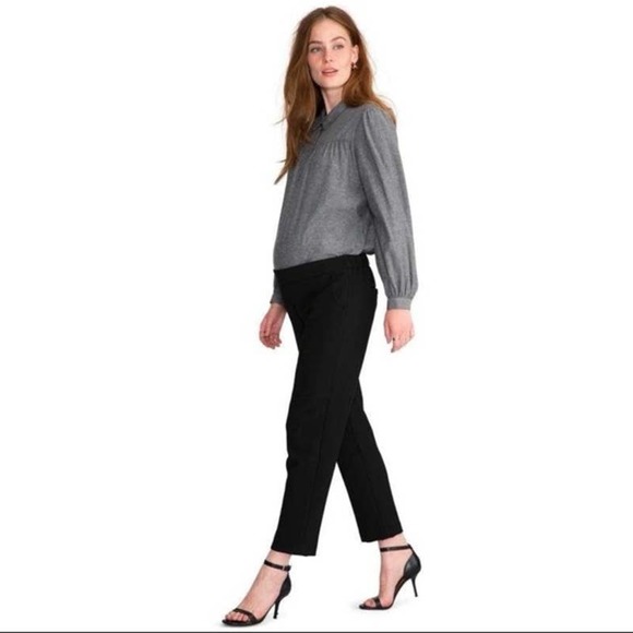 Hatch Tops - Hatch Grey Flannel Button Down Shirt Sz XS Camille Top Cinder Maternity Nursing